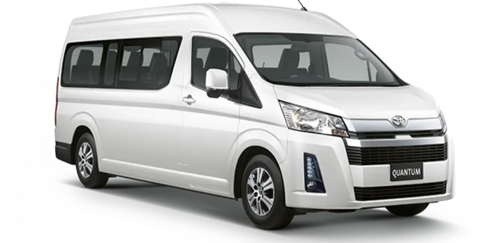 Toyota Hiace GL 13-seat diesel tour bus for hire in Victoria Falls Zimbabwe